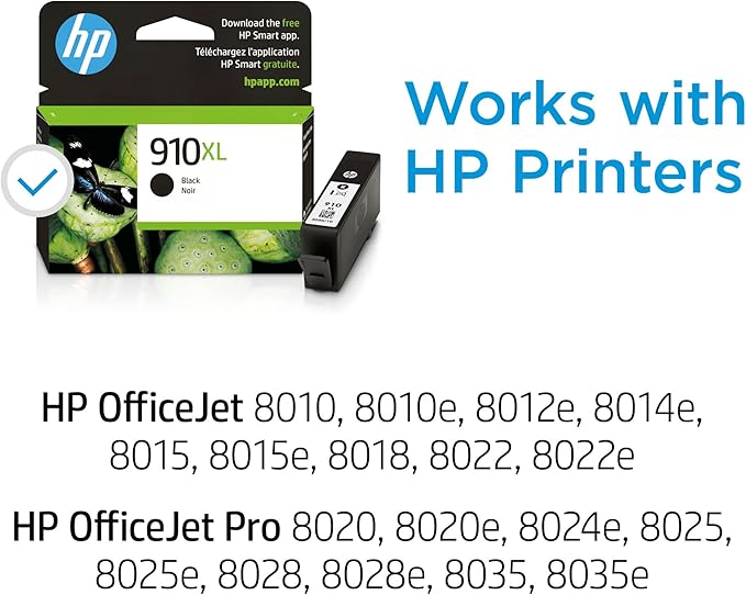 HP 910XL Black High-yield Ink Cartridge - Image 2