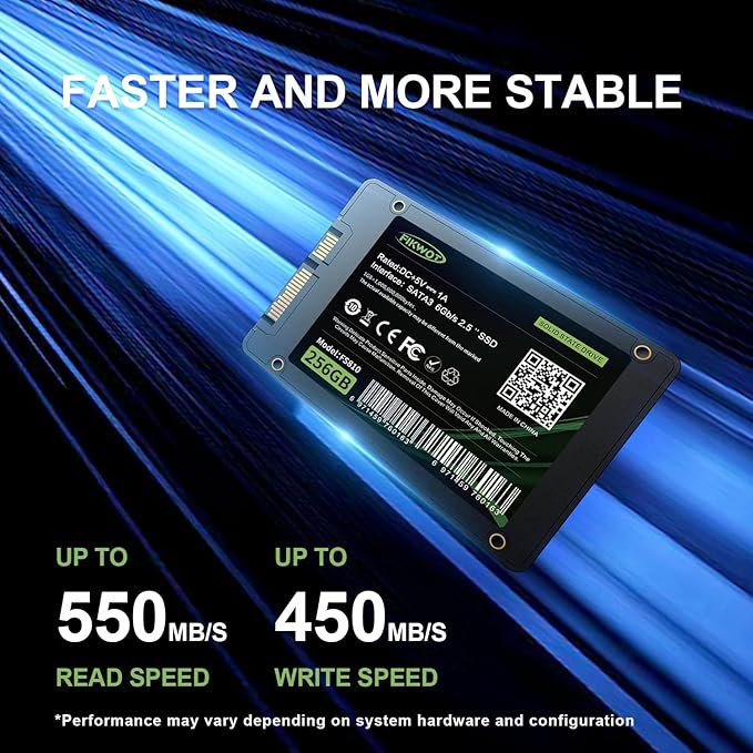 FS810 256GB SSD, 2.5" SSD SATA III 6Gb/s, Solid State Drives, 3D NAND TLC Flash - Image 3