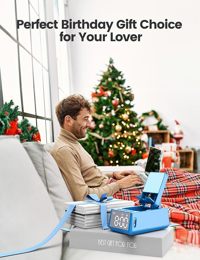 Birthday Gifts for Men Women, Cell Phone Stand Bluetooth Speaker - Image 7