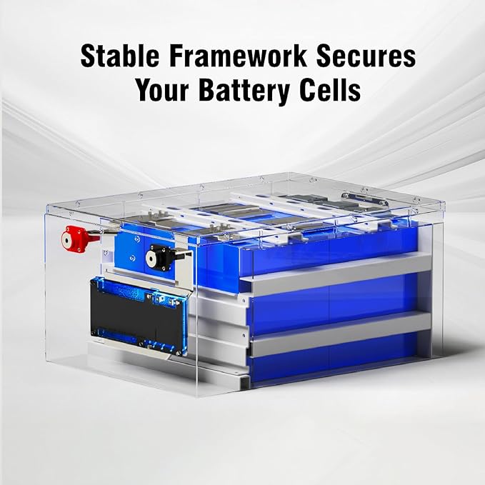 24V 314Ah LiFePO4 Lithium Battery 300A BMS, Full Metal Case Aluminum Frame - Image 3