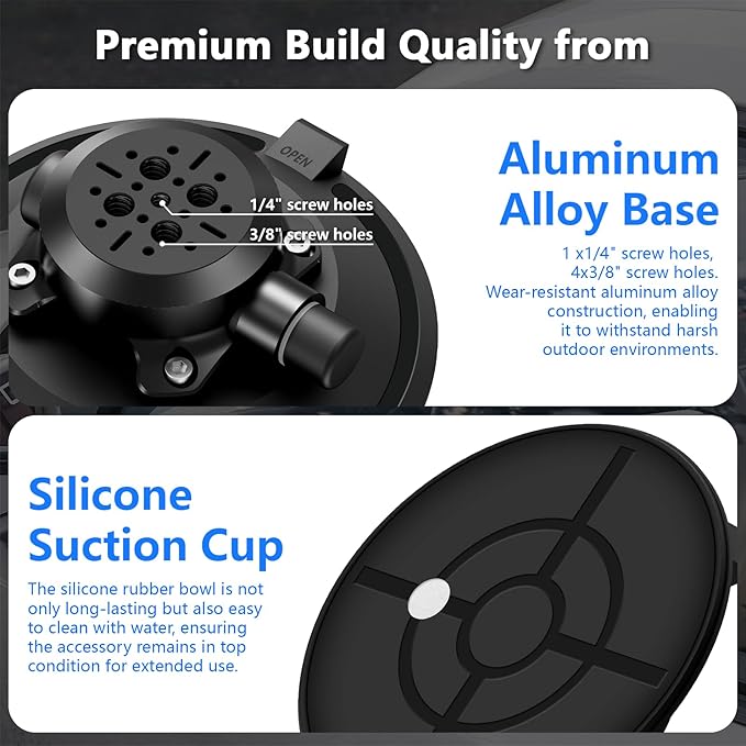 6" Camera Suction Cup Mount - Image 9