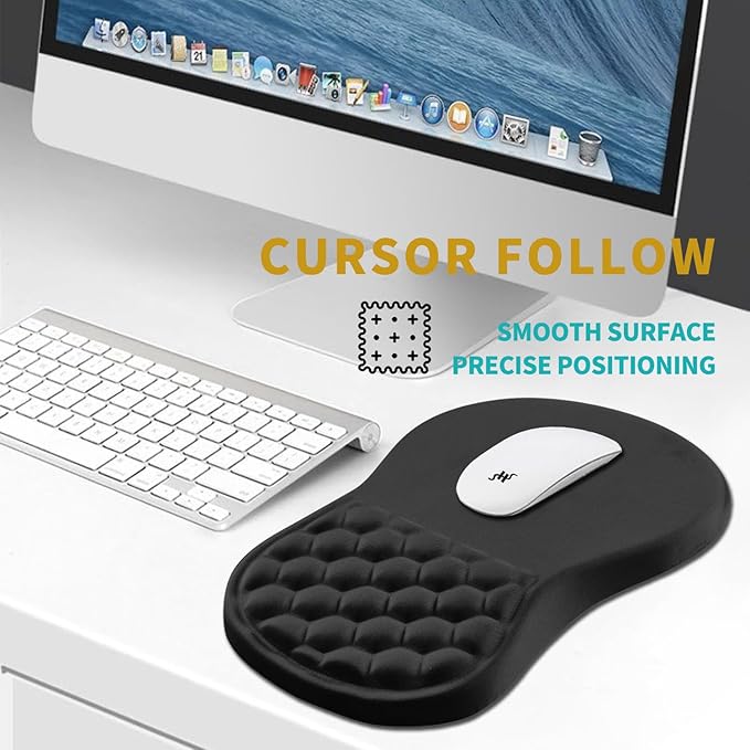 Hokafenle Ergonomic Mouse Pad Wrist Support, Wrist Rest Mousepad - Image 6