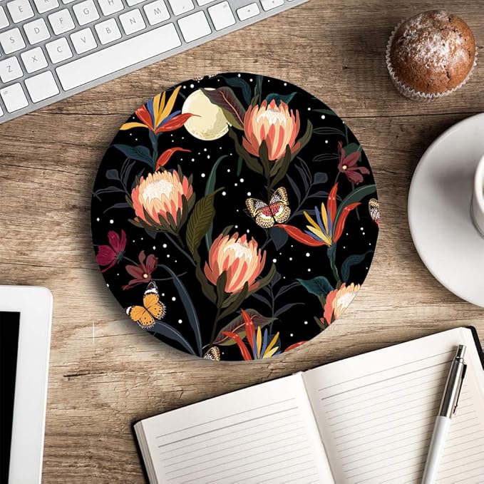 Mouse Pad Round, Cute Mouse Pad - Image 5