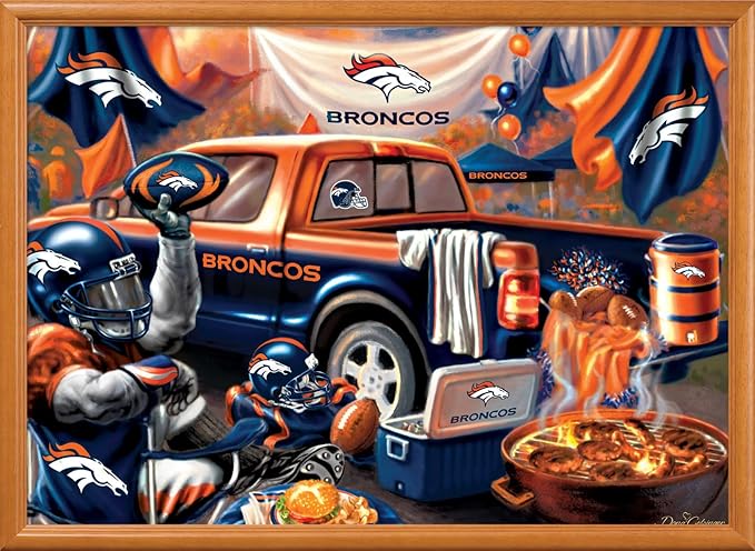 MasterPieces - 1000 Piece Jigsaw Puzzle, NFL Denver Broncos, Fun - Image 9
