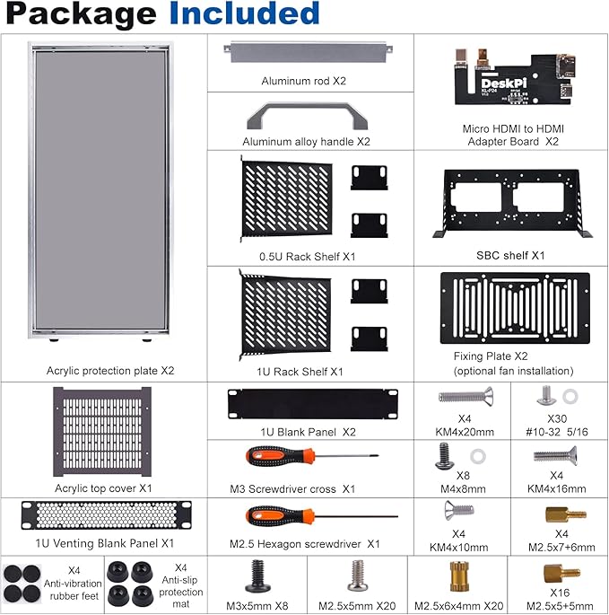 GeeekPi 12U Server Cabinet, 10 inch Server Rack - Image 9