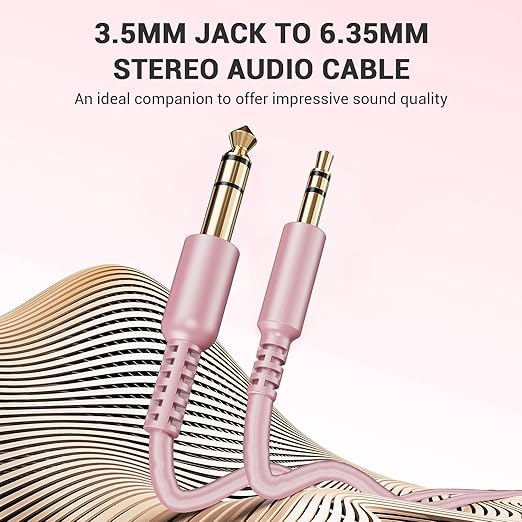 OneOdio 6.35mm to 3.5mm 6.6-9.8FT Stereo Adapter Cable Compatible - Image 8