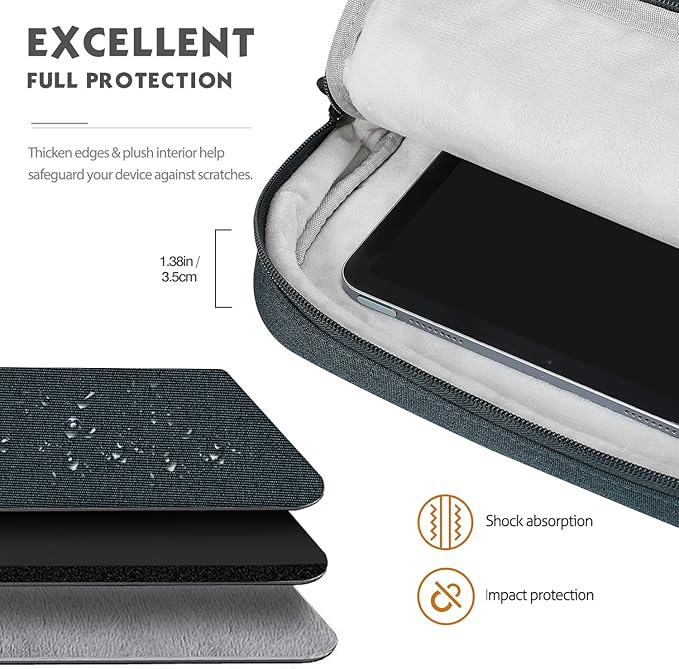 MoKo Laptop Sleeve Bag for 13.3-14 Inch, Notebook Carrying Case - Image 3