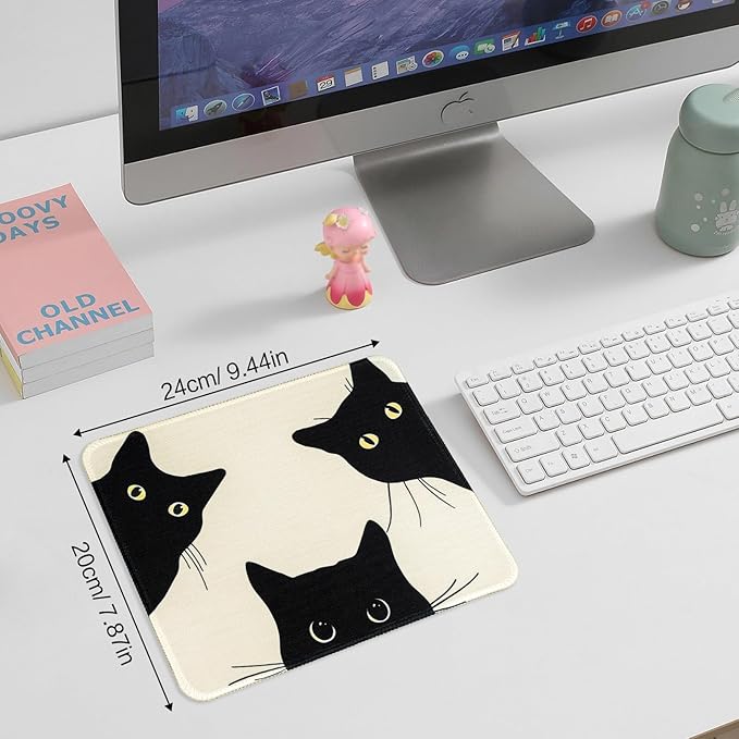 Funny Mouse pad Square Cute Mouse Mat - Image 6