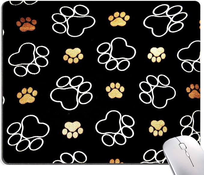 Hokafenle Mouse Pad, Cute Dog Paw Mouse Pad Design, Mouse Mat Square Waterproof by Hokafenle