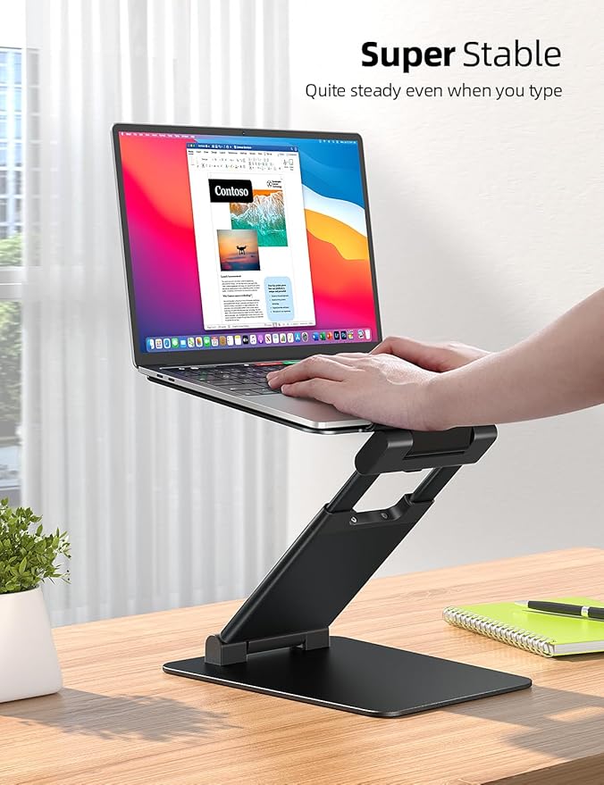 Nulaxy Height Adjustable Laptop Stand - Image 4