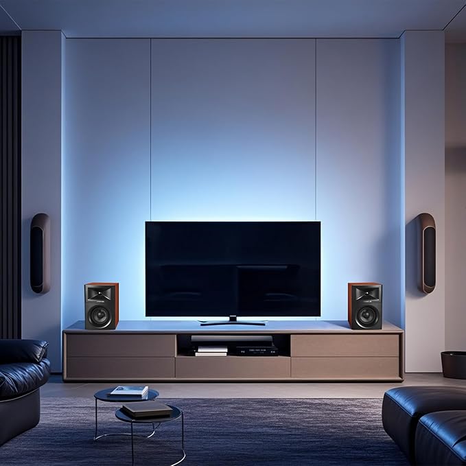 SW205 4" Bookshelf Speakers | Immersive HiFi Audio - Image 9