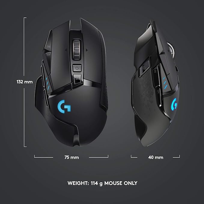 Logitech G502 Lightspeed Wireless Gaming Mouse - Image 10
