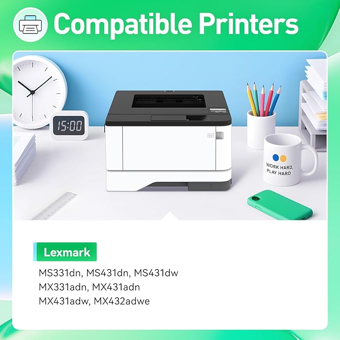 55B1H00 Toner Cartridge Black High Yield - Image 2