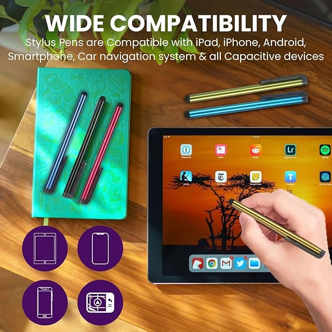 Stylus Pens for Touch Screens, 300 Pieces Stylists Pack Universal Colorful Long - Image 5