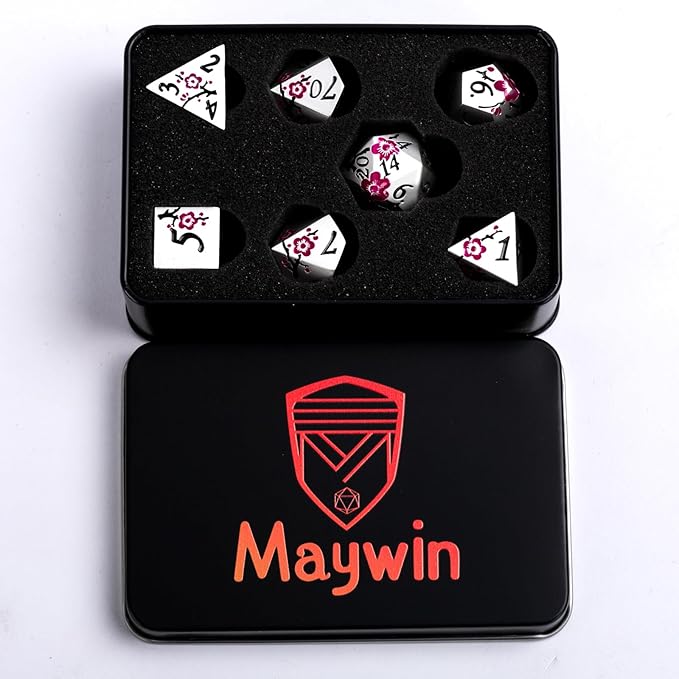 DND Metal Dice Set, RPG Polyhedral Dice - Image 6