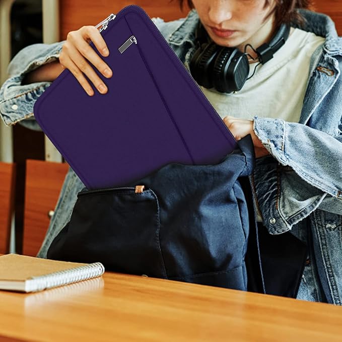 15.6 inch Laptop Sleeve Case, Durable Computer Carrying Bag Protective Case - Image 5