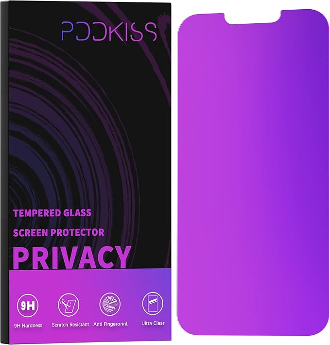 Compatible for iPhone 13 Pro Max Privacy Screen Protector/iPhone 14 Plus Screen by ScreenProtectorGlass