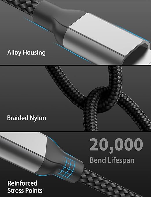 6 inch USB C to Lightning Cable Short, 0.5ft 2Pack Type C to Lightning Cord - Image 5