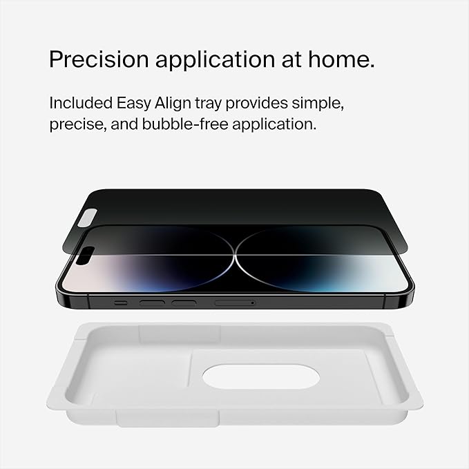 Belkin ScreenForce TemperedGlass Privacy Screen Protector - Image 7