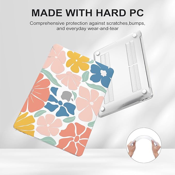 iCasso Compatible with MacBook Air 13 inch Case 2020-2018 Release M1 A2337 - Image 3