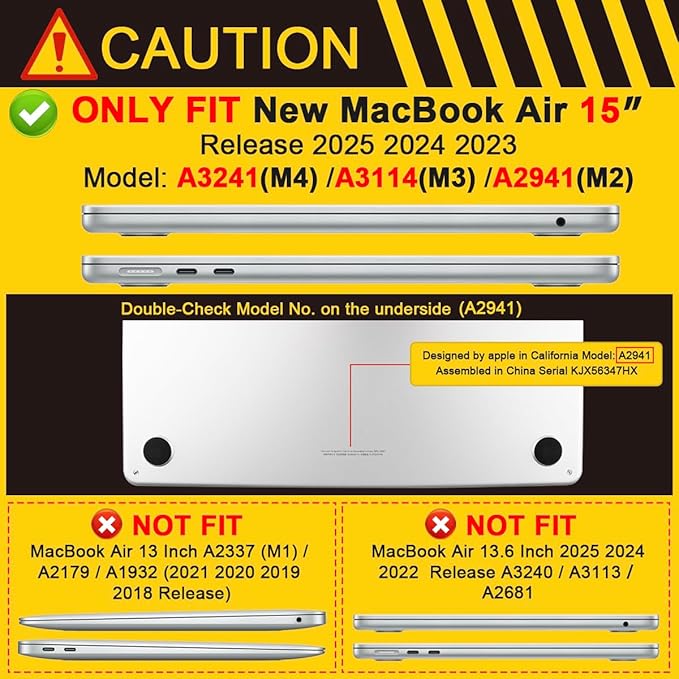 Batianda Premium Case for New MacBook Air 15 inch 2025 M4 2024 2023 - Image 2