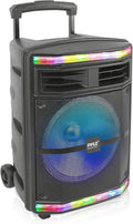 Pyle Portable Bluetooth PA Speaker System - 600W Bluetooth Speaker Portable PA by PyleUSA