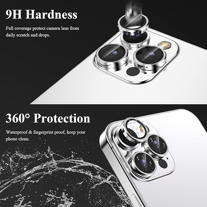 YWXTW Designed for iPhone 14 Pro Max Camera Lens Protector, for iPhone 14 Pro - Image 3