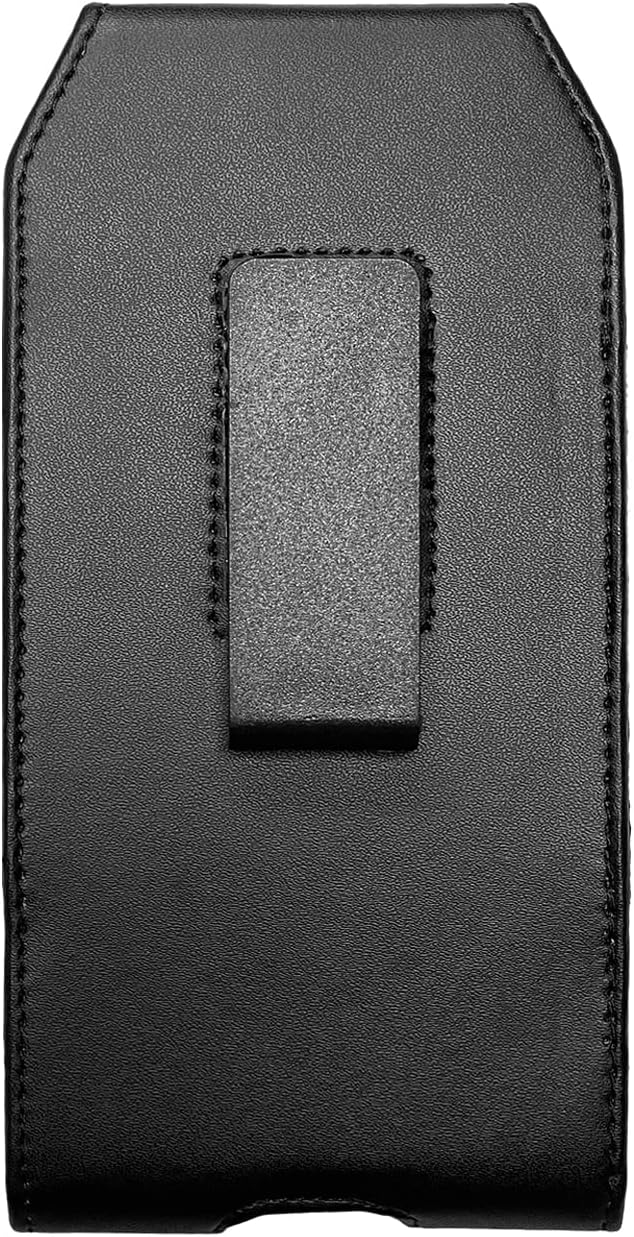 Leather Cell Phone Holster for Cricket Debut, AT&T Radiant Core, Calypso 2 - Image 6