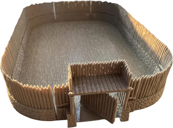 HAUTICO Tabletop RPG Village Wall Scenery and Wargame Terrain by HAUTICO