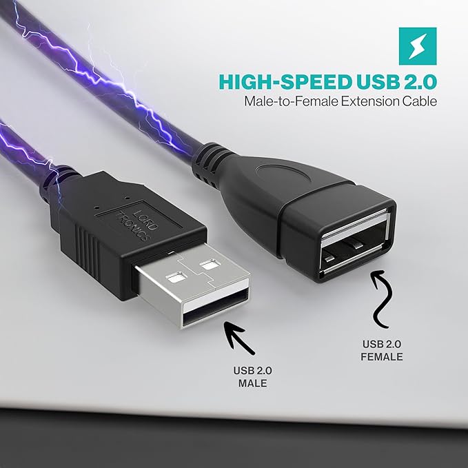Long USB Extension Cable 10FT - Image 6