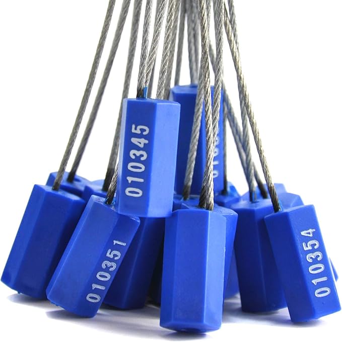 Leadseals 500 Anti-Tamper Proof Security Cable Seals Disposable Self-Locking - Image 7