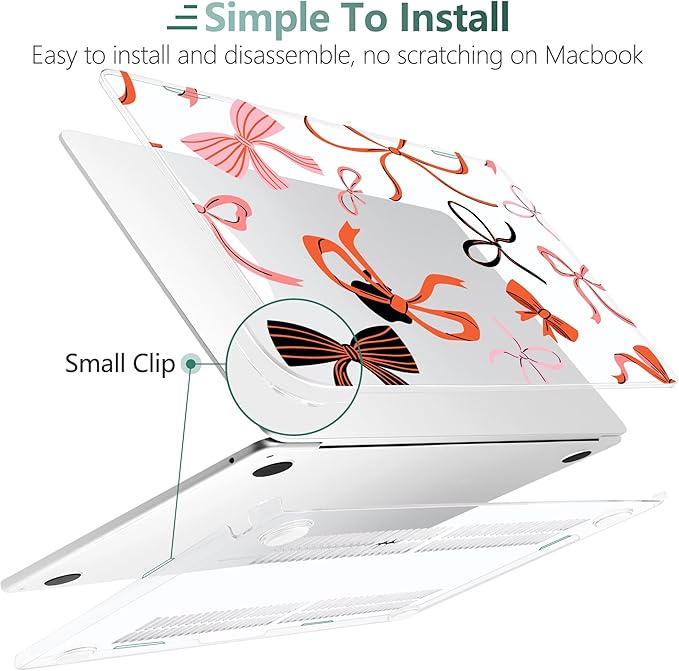 TWOLSKOO Compatible with M4 MacBook Air 15 inch Case 2025-2023 Released Model - Image 3
