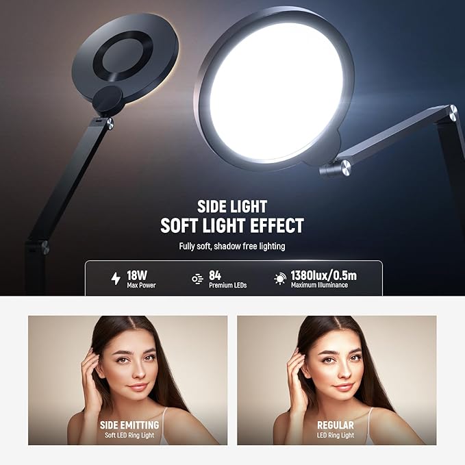 NEEWER Basics 18W 7" Desk Ring Light - Image 4