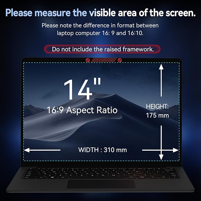 360° Laptop Privacy Screen 14 Inch - Image 3