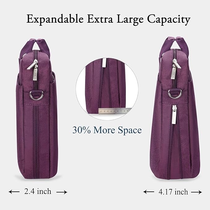 Voova Laptop Bag Case 15 15.6 16 Inch, Computer Sleeve Messenger Bag - Image 3
