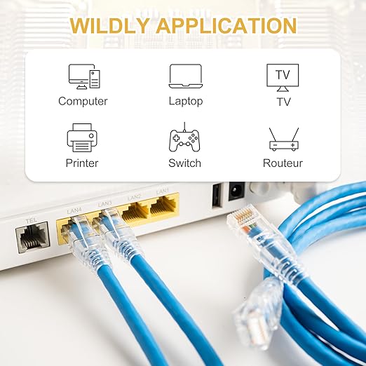 MECCANIXITY 30pcs Cat6 RJ45 Pass Through Connectors, RJ45 Connector 8P8C Gold - Image 5