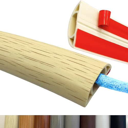 10ft Floor Cord Cover Self Adhesive Cord Hider Floor, Heavy Duty Cable Protector by Unknown