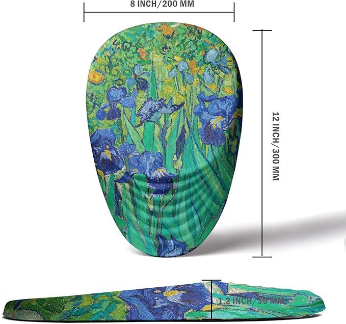 Ergonomic Mouse Pad Wrist Support, Floral Mouse Pad - Image 6