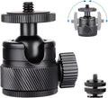 Mini Ball Head, CNC All Metal Aluminum Universal Panoramic Tripod Head Mount by VIELKNOV
