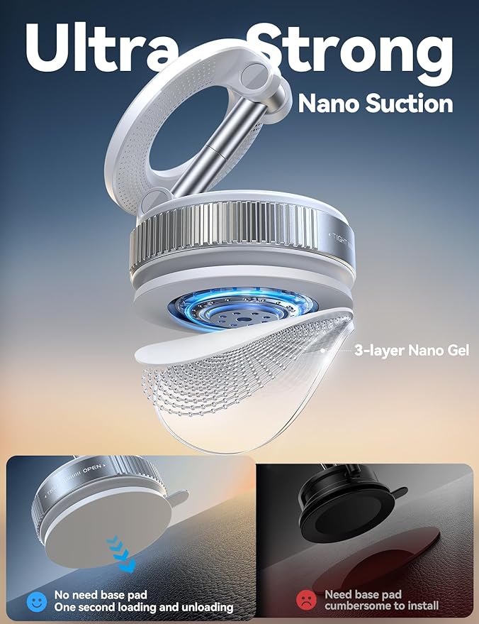 JOYROOM Vacuum Magnetic Car Phone Holder, Strongest Suction Cup 360° Adjustable - Image 3