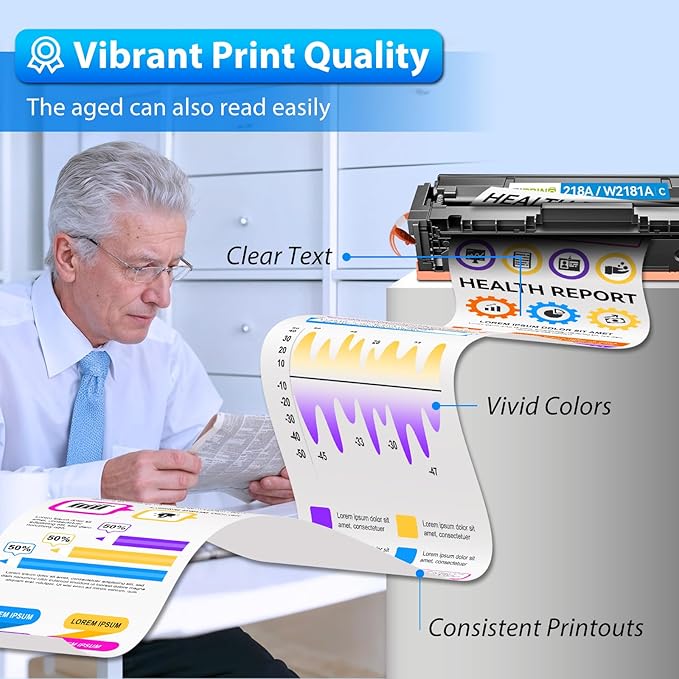 218A Toner Cartridges 4 Pack - Image 4