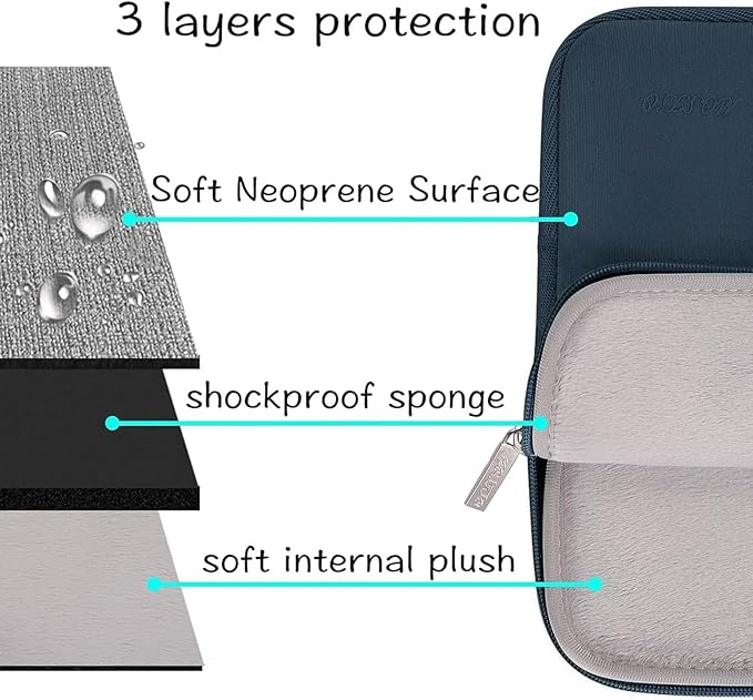 MOSISO Laptop Case 14 inch, 14 inch Laptop Sleeve Bag Compatible - Image 2