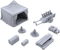 EnderToys Traveler's Camp II by Printable Scenery, 3D Printed Tabletop RPG by EnderToys
