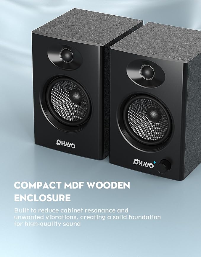 OHAYO 60W Computer Speakers for Music and Gaming, Active Bluetooth 5.3 - Image 6