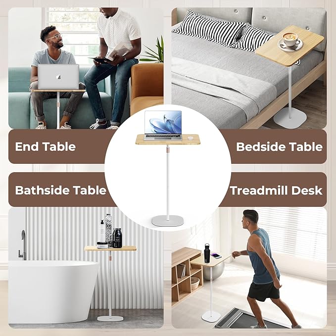 Portable Laptop Floor Stand, Bedside/Sofa Table - Image 4