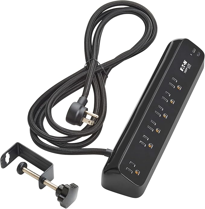 Eaton Tripp Lite series Desk Clamp Power Strip Surge Protector, 2x 30W USB-C - Image 5