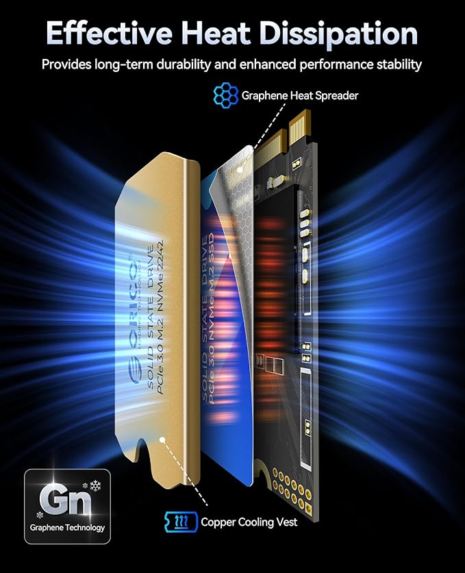 ORICO M.2 2242 NVMe SSD 256GB, PCIe 3.0 - Image 5