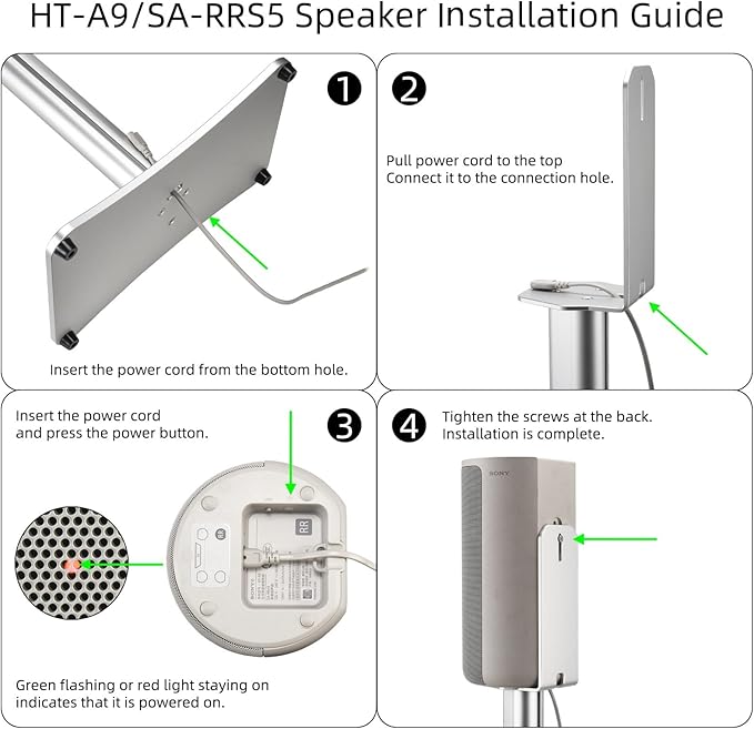 Luxury Floor Stand for Sony HT-A9M2 HT-A9 SA-RRS5 - Image 9