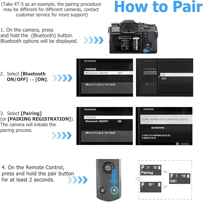 Remote Control for Fujifilm Camera, USB-C Rechargeable Wireless Shutter Release - Image 8