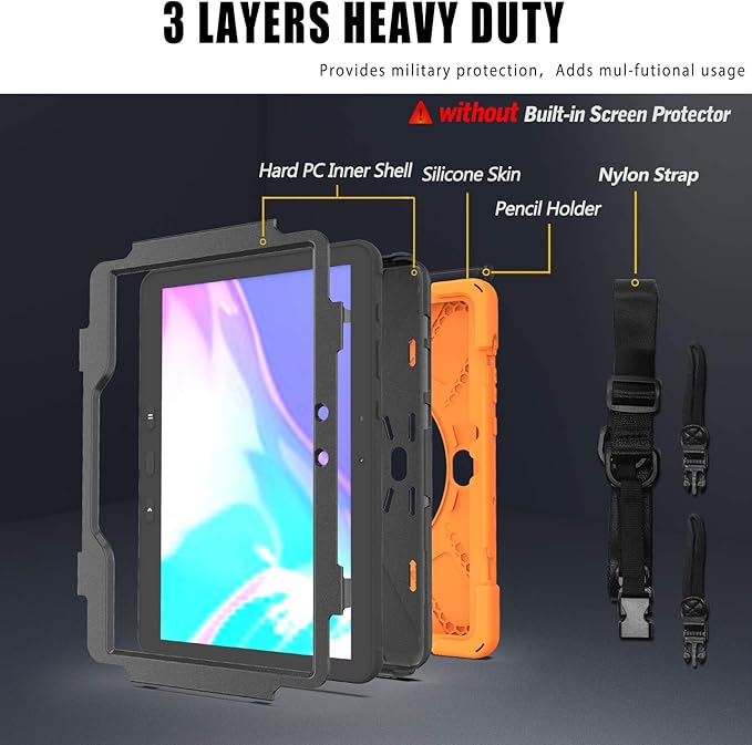 Rantice Case for Samsung Galaxy Tab Active5 PRO /Active4PRO /Active PRO 10.1 - Image 3